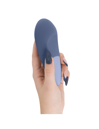 WOMANIZER - VIBE LAY-ON VIBRATEUR SILENCIEUX BLEU FONCÉ