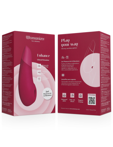 WOMANIZER - STIMULATEUR CLITORIAL AMÉLIORANT ROSE VIBRANT