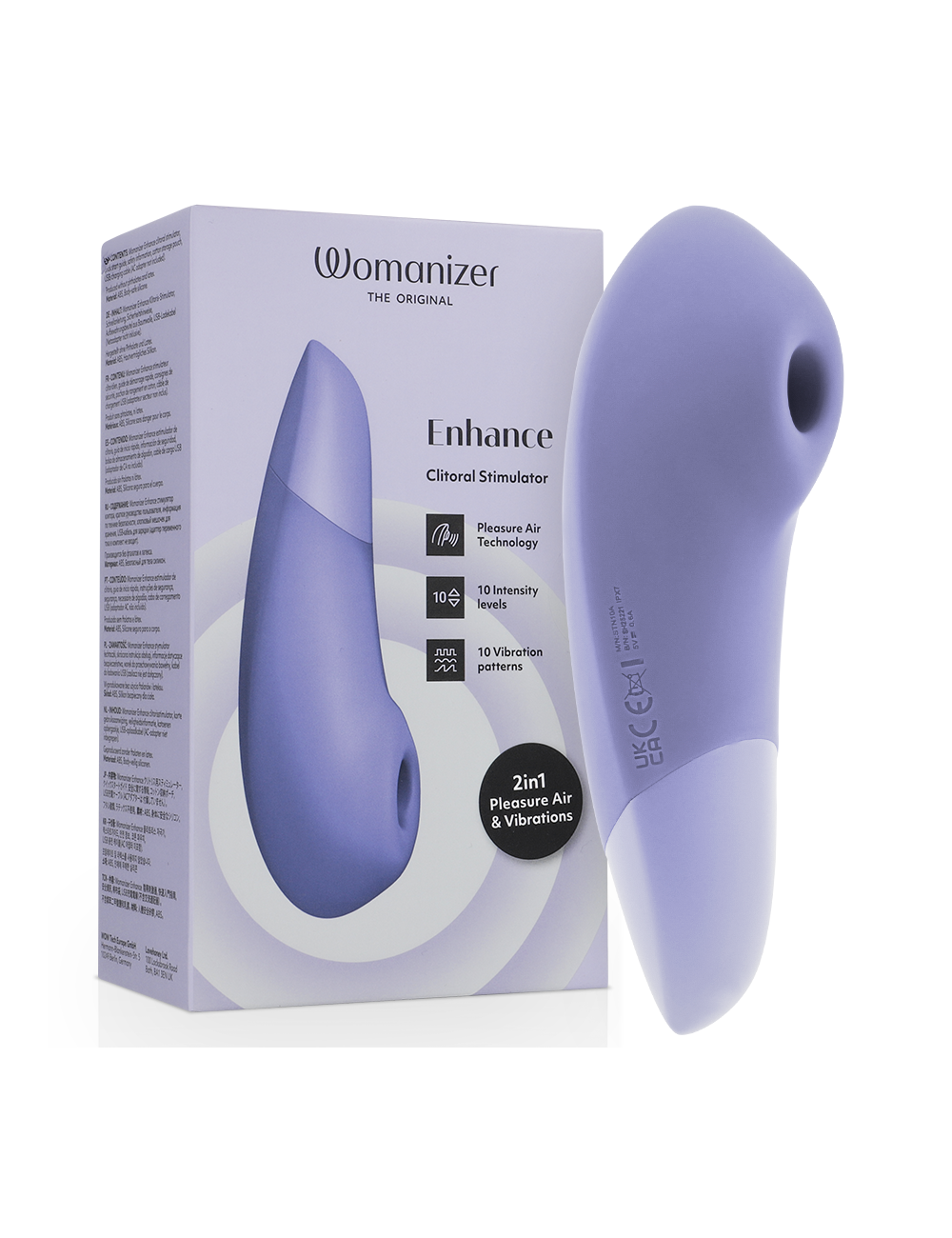 WOMANIZER - STIMULATEUR CLITORIAL AMÉLIORANT LILAS