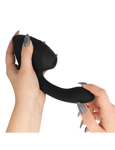 WOMANIZER - DUO NEXT STIMULATEUR CLITORIAL ET DE POINT G DOUBLE NOIR