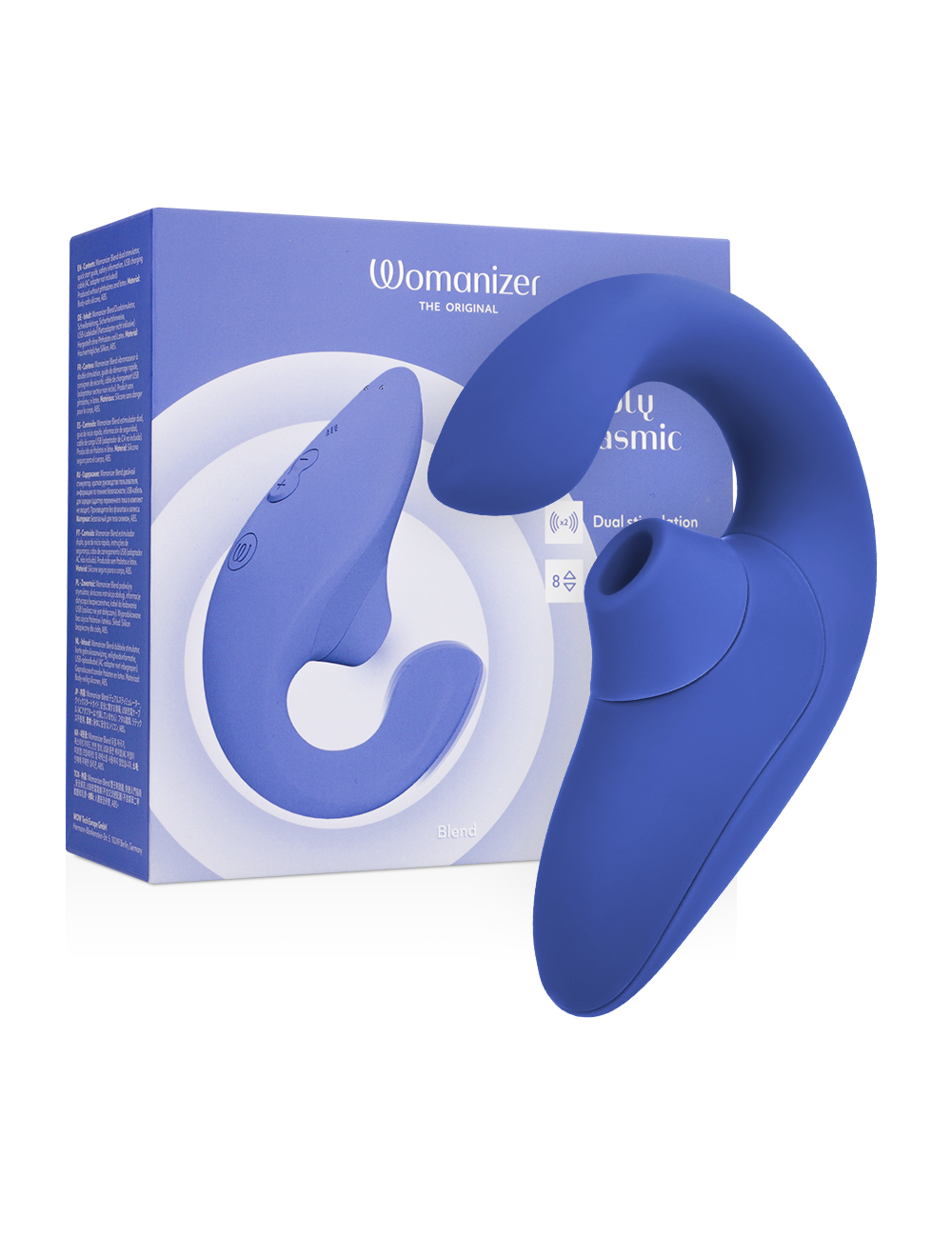 WOMANIZER - VIBRATEUR STIMULATEUR BLEU VIBRANT BLEU