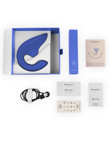 WOMANIZER - VIBRATEUR STIMULATEUR BLEU VIBRANT BLEU