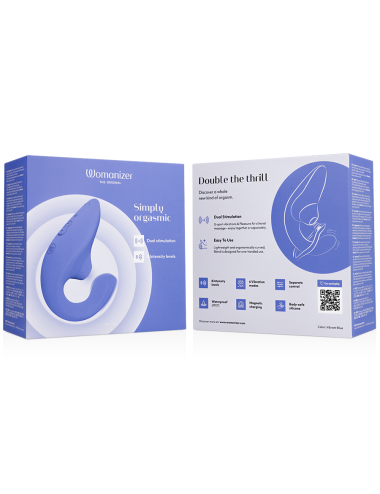 WOMANIZER - VIBRATEUR STIMULATEUR BLEU VIBRANT BLEU
