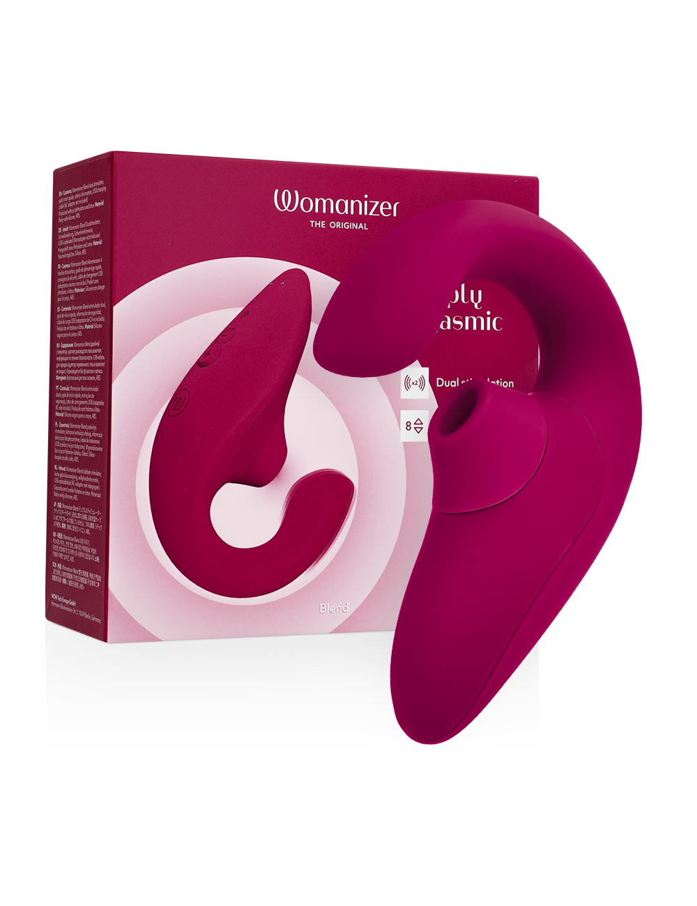 WOMANIZER - VIBRATEUR STIMULATEUR BLEND RABBIT ROSE VIBRANT