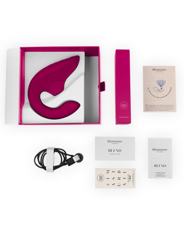 WOMANIZER - VIBRATEUR STIMULATEUR BLEND RABBIT ROSE VIBRANT
