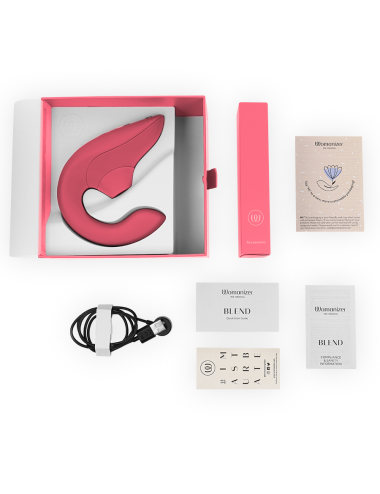 WOMANIZER - VIBRATEUR STIMULATEUR BLEND RABBIT ROSE VIBRANTE