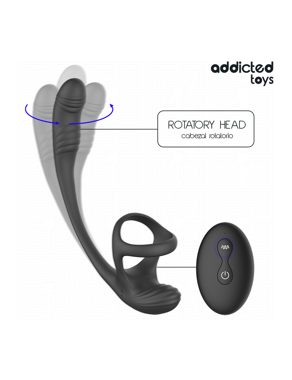 ADDICTED TOYS - PLUG ANAL AVEC VIBRATION