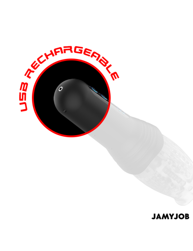 JAMYJOB - SPINJOB 2.0 MASTURBATEUR AVEC MOUVEMENT DE POUSSÉE ET DE ROTATION