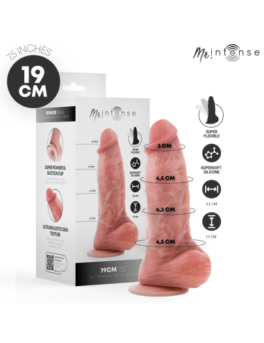 MR INTENSE - PETIT GODEMICHET SPENCER EN SILICONE 19 CM -Ø- 4