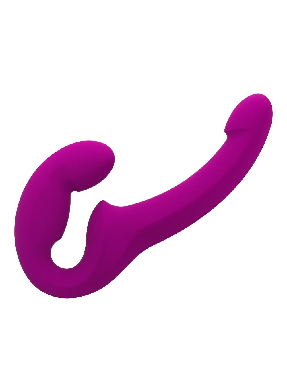 FUN FACTORY - SHARE LITE DOUBLE DILDO BLACKBERRY