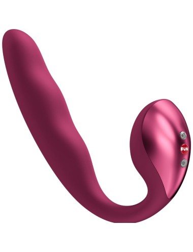FUN FACTORY - ALLEGRO VIBRATEUR À DOUBLE IMPULSION D'AIR INSERABLE ROUGE VIN