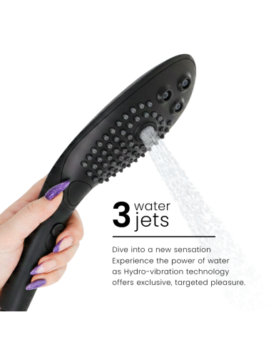 WOMANIZER - POMMEAU DE DOUCHE STIMULANT CLITORIAL WAVE NOIR