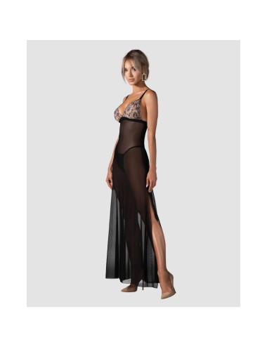 Vila blanes nuisette longue - Noire