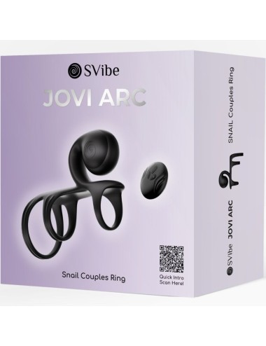 SNAIL VIBE - JOVI ARC ANNEAU DE COUPLE AVEC TÉLÉCOMMANDE NOIRE