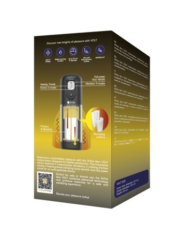 SNAIL VIBE - MASTURBATEUR IKON VOLT À EFFET DE CHALEUR ET DE FRICTION