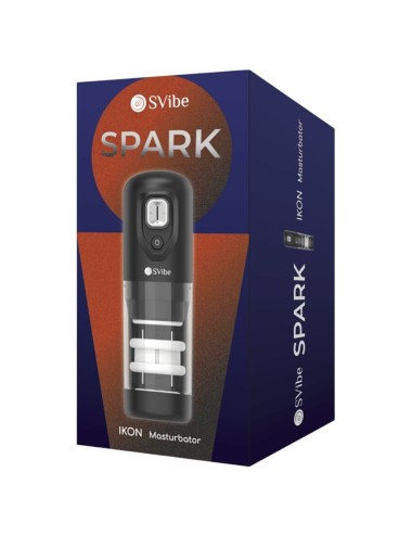 SNAIL VIBE - MASTURBATEUR IKON SPARK À POUSSÉE ET ROTATION