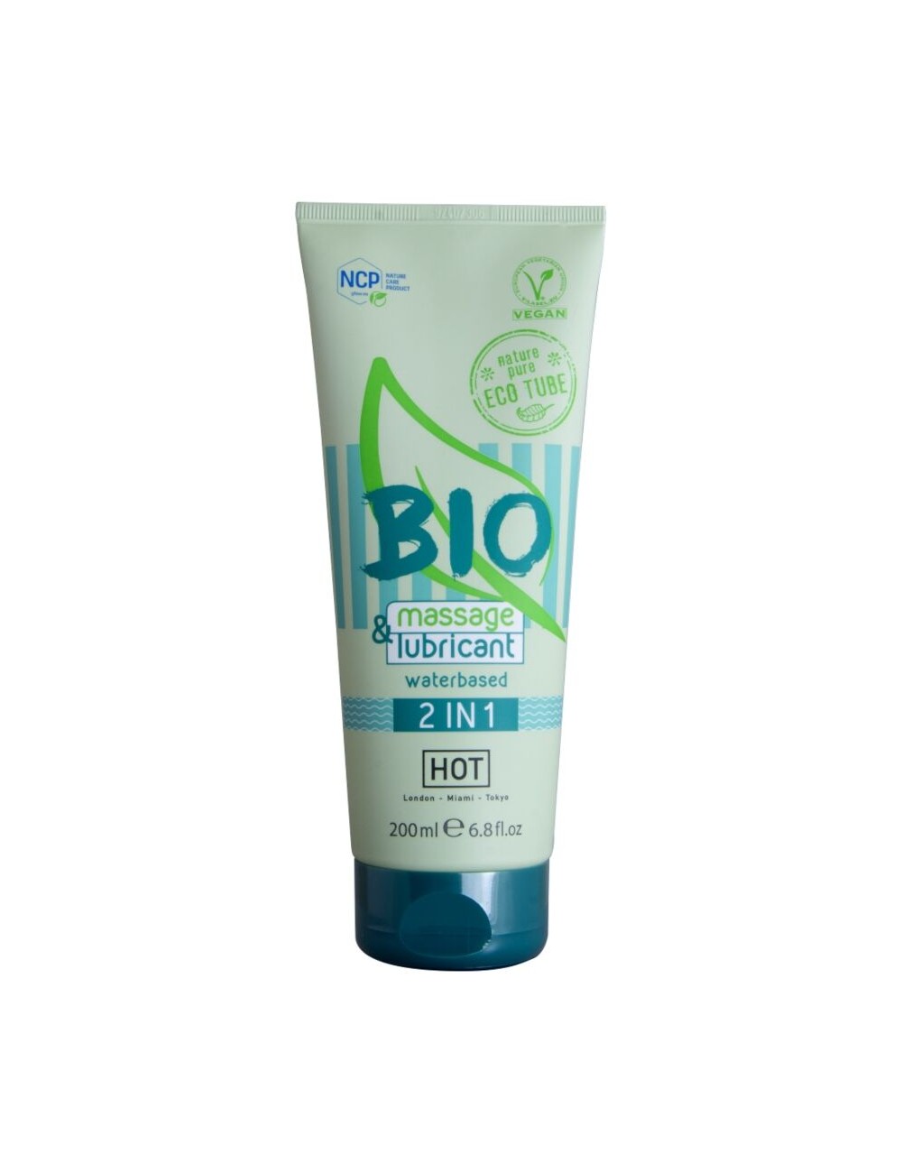 HOT - BIO MASSAGE ET LUBRIFIANT À BASE D'EAU 2 EN 1 200 ML
