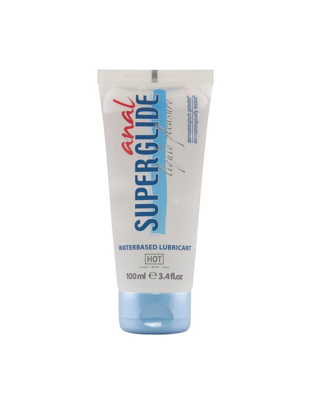 HOT - ANAL SUPERGLIDE LIQUID PLEASURE LUBRIFIANT À BASE D'EAU 100 ML