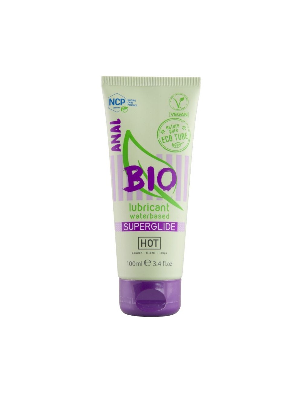 HOT - LUBRIFIANT BIO À BASE D'EAU SUPERGLIDE ANAL 100 ML