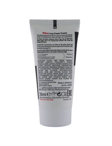 HOT - RHINO LONG POWER CREAM 30 ML