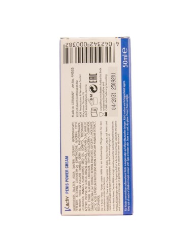 HOT - CRÈME STIMULANTE POUR LE PÉNIS V-ACTIV POUR HOMMES 50 ML