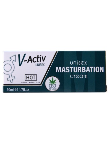 HOT - CRÈME DE MASTURBATION CHAUDE AU CBD UNISEXE 100 ML