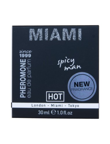 HOT - PARFUM AUX PHÉROMONES MIAMI SPICY MAN 30 ML