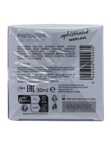 HOT - PARFUM AUX PHÉROMONES LONDON SOPHISTICATED WOMAN 30 ML
