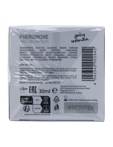 HOT - PARFUM AUX PHÉROMONES MIAMI SPICY WOMAN 30 ML