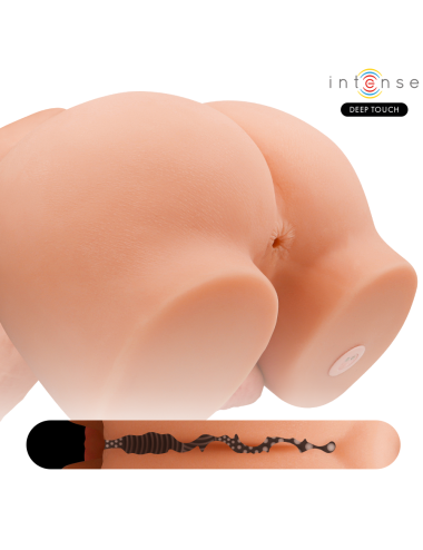 INTENSE DEEP TOUCH - TORSE RICHIE AVEC ANUS ET GODEMICHET RÉALISTE AVEC TÉLÉCOMMANDE DE POUSSE ET DE VIBRATION 4,7 KG