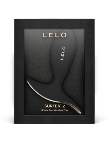 LELO - SURFER 2 PLUG VIBRANT ANAL UNISEXE NOIR