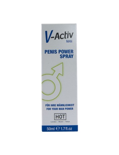 HOT - V-ACTIV, SPRAY STIMULANT POUR LE PÉNIS, 50 ML