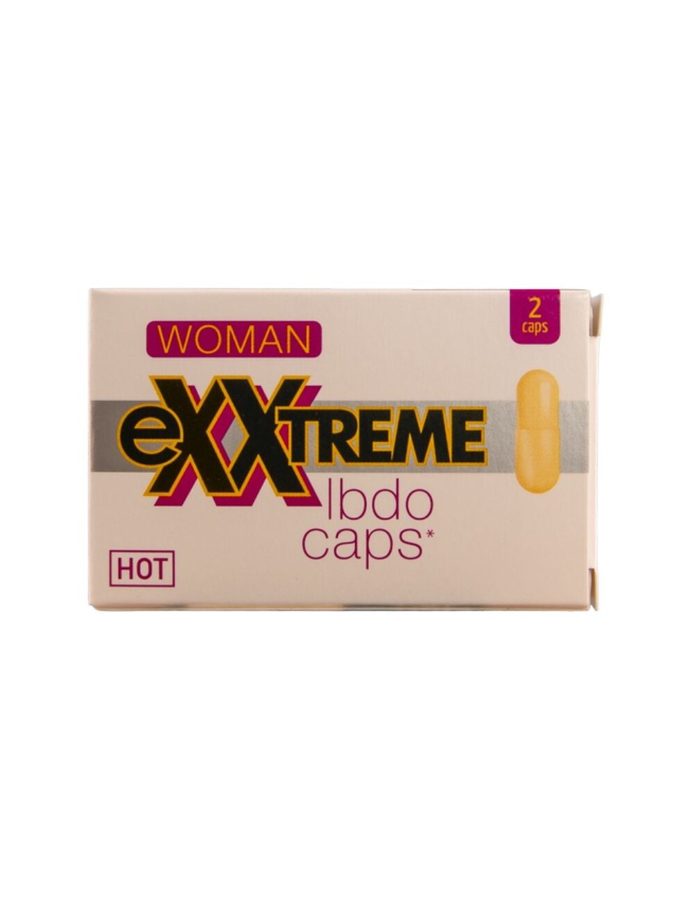 HOT - CAPSULES POUR LIBIDO EXTRÊME FEMME 2 UNITÉS