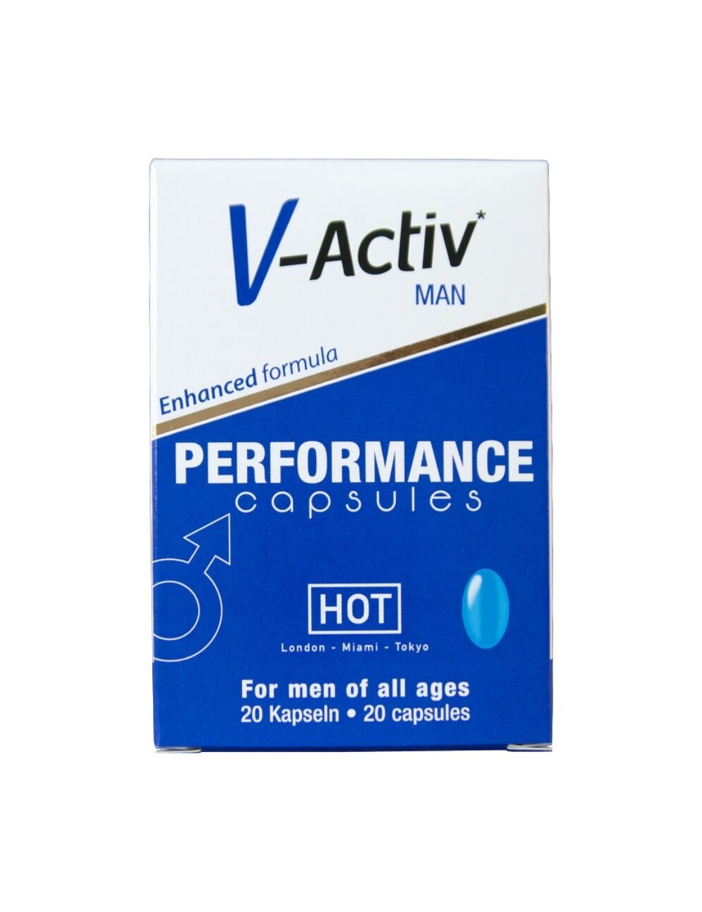 HOT - V-ACTIV CAPSULES HOMME 20 UNITÉS