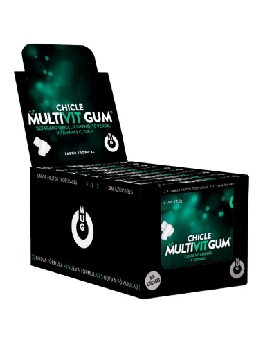 WUG GUM - MULTIVIT VITAMINES C