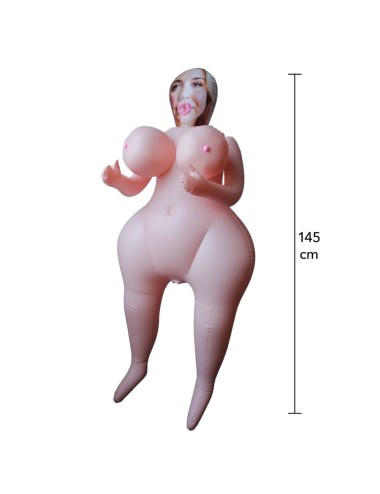 HIDDEN DESIRE - HEAVY HEATHER POUPÉE GONFLABLE 145 CM