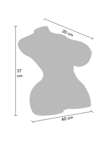 DÉSIR CACHÉ - TORSE DE PUTE MÉGA TRAITE FÉMININE MASTURBATEUR 22 KG