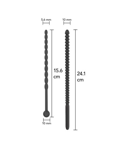 HIDDEN DESIRE - EXTREME ADVANCED DILATATEURS URÉTRAUX AVEC STRIES 2 UNITÉS