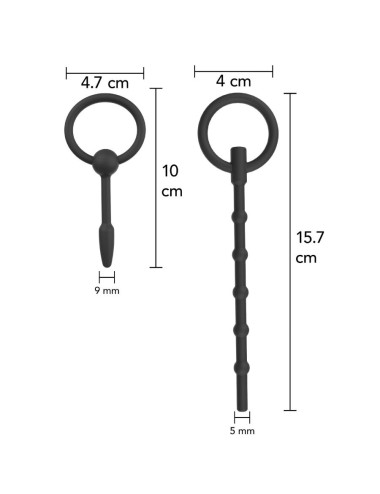 HIDDEN DESIRE - EXTREME ADVANCED SET DE PLUGS URÉTRAUX 2 UNITÉS