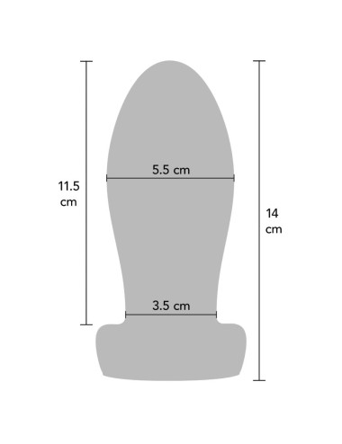 HIDDEN DESIRE - EXTREME HEAVY ANAL STRETCHER PLUG M