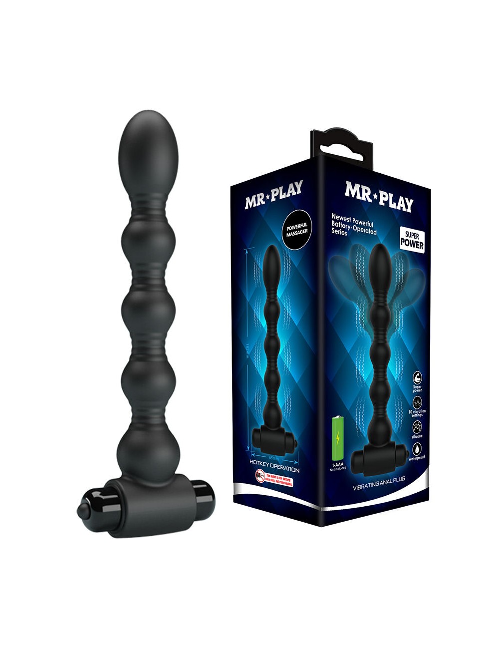 MR PLAY - MASSEUR DE PLUG ANAL VIBRANT