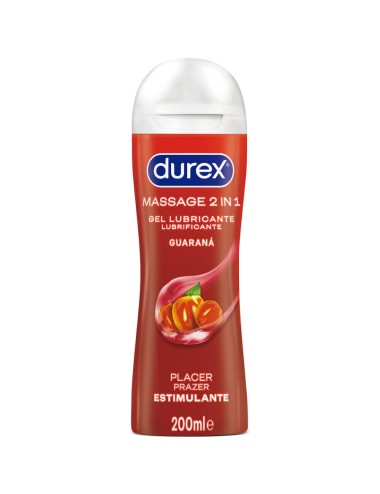DUREX - GEL LUBRIFIANT DE MASSAGE STIMULANT AU GUARANA 200 ML