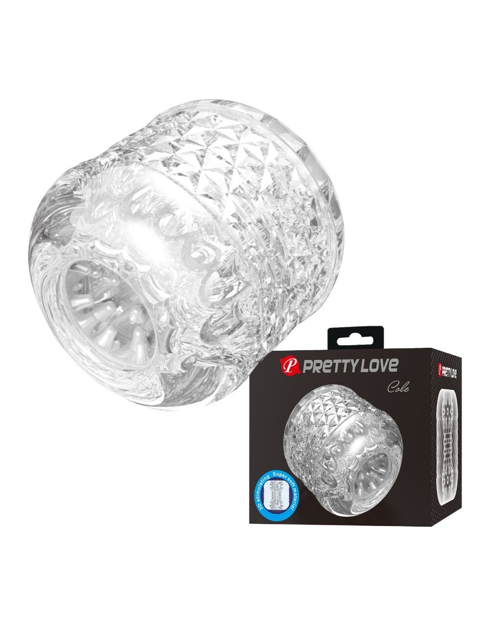 PRETTY LOVE - COLE MASTURBATEUR À DOUBLE ENTRÉE