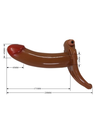 PRETTY LOVE - BRADDEN STRAP-ON VIBRANT