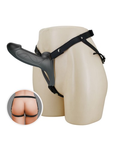 PRETTY LOVE - LANDON BLACK STRAP-ON VIBRANT