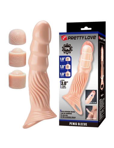 PRETTY LOVE - GAINE PÉNIENNE TEXTURÉE AVEC EXTENSEURS