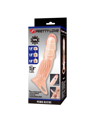 PRETTY LOVE - GAINE PÉNIENNE TEXTURÉE AVEC EXTENSEURS