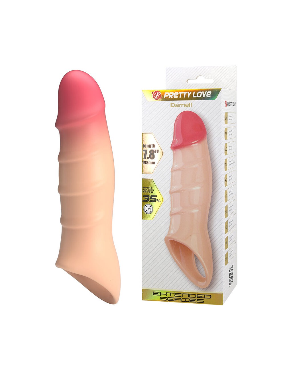 PRETTY LOVE - DARNELL REALISTIC EFFECT PENIS COVER