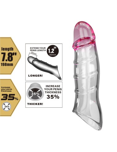 PRETTY LOVE - DARNELL COUVERCLE DE PÉNIS À EFFET TRANSPARENT