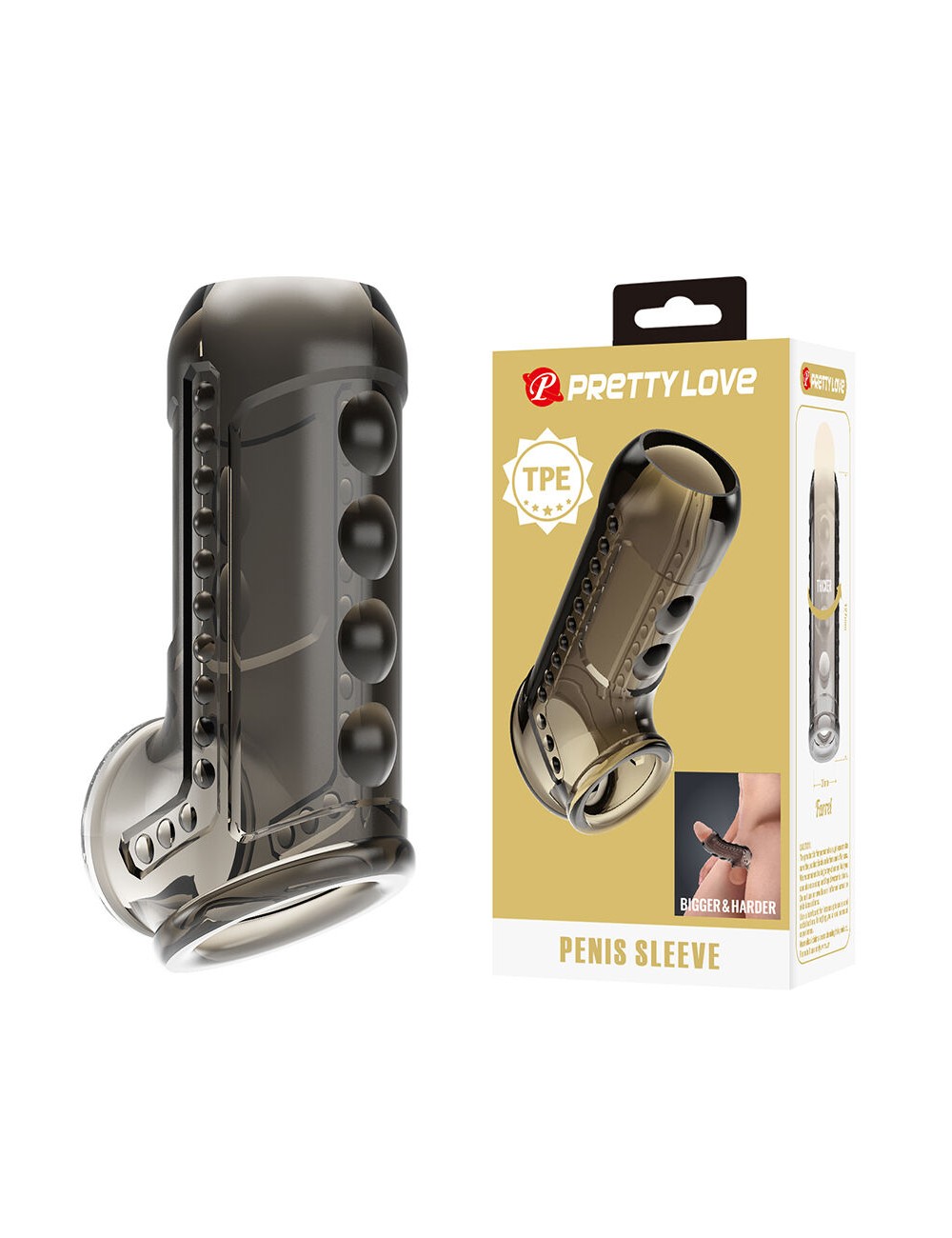 PRETTY LOVE - MANCHON PÉNIS TEXTURÉ